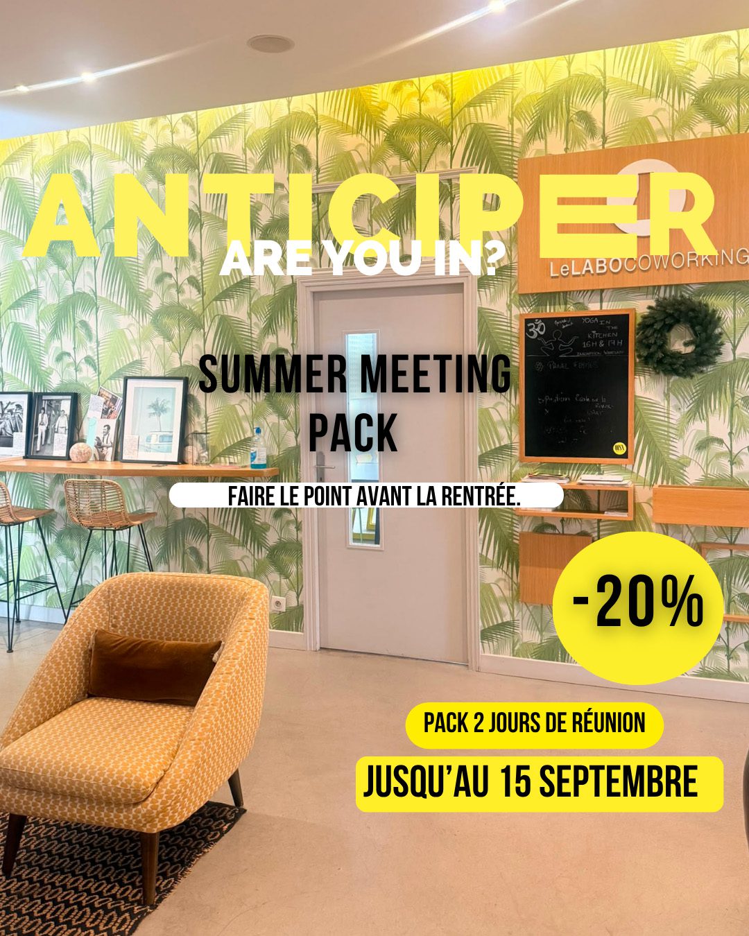 L'offre de rentrée Le Labo Coworking